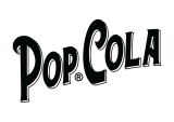 logo POP COLA negru