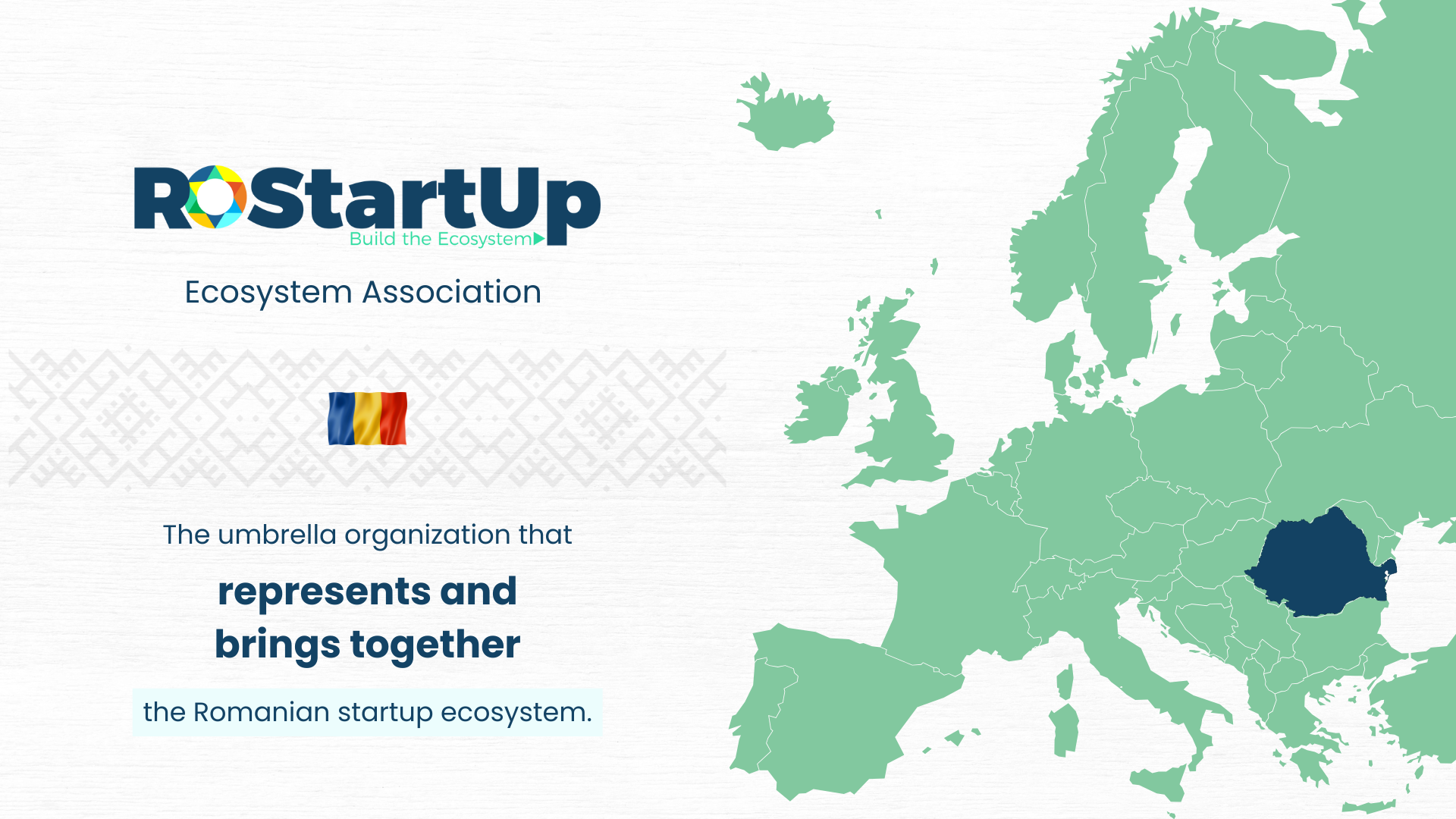 ROStartup Ecosystem Association Core Activities